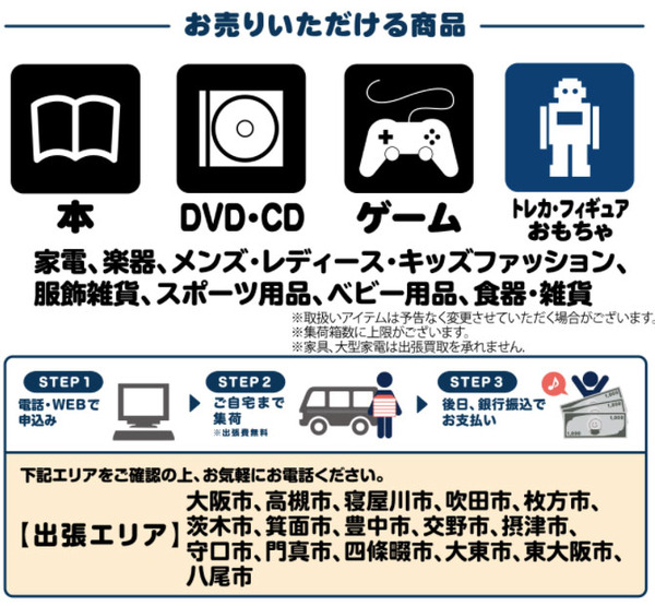 枚方でタダで来てくれるってほんま 本以外も売れる ブックオフの出張買取 ひらつー広告 枚方つーしん