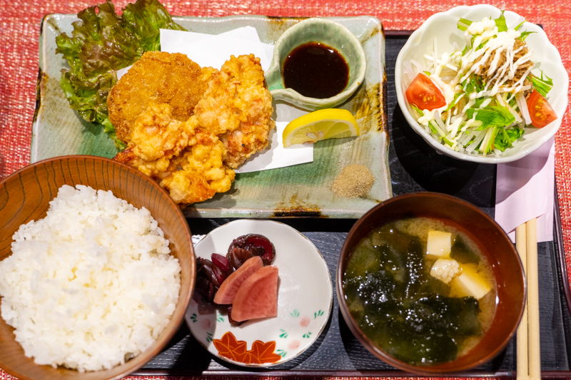 華と月 のランチ 唐 ミンチ定食 寝屋川市香里新町 ひらつーグルメ 枚方つーしん